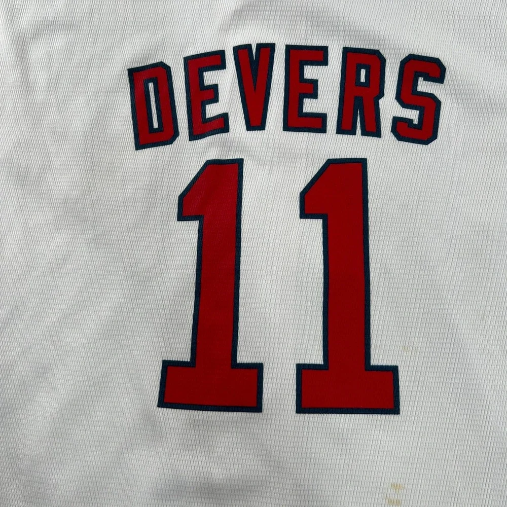 Nike White Red Boston Red Sox Jersey